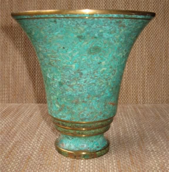 Carl Sorensen Bronze vase