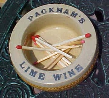 packhams lime wine matchstriker