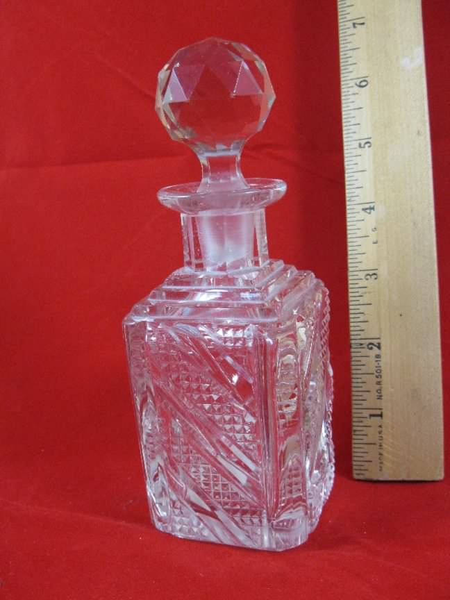 Cut Glass perfume bottle