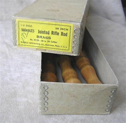 Marbles Box for rifle rods