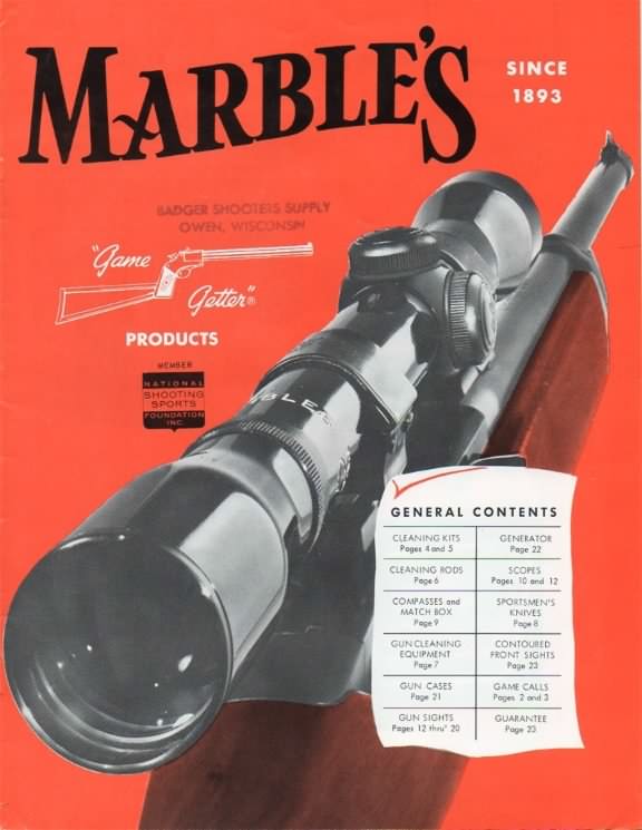 marbles catalog 1963