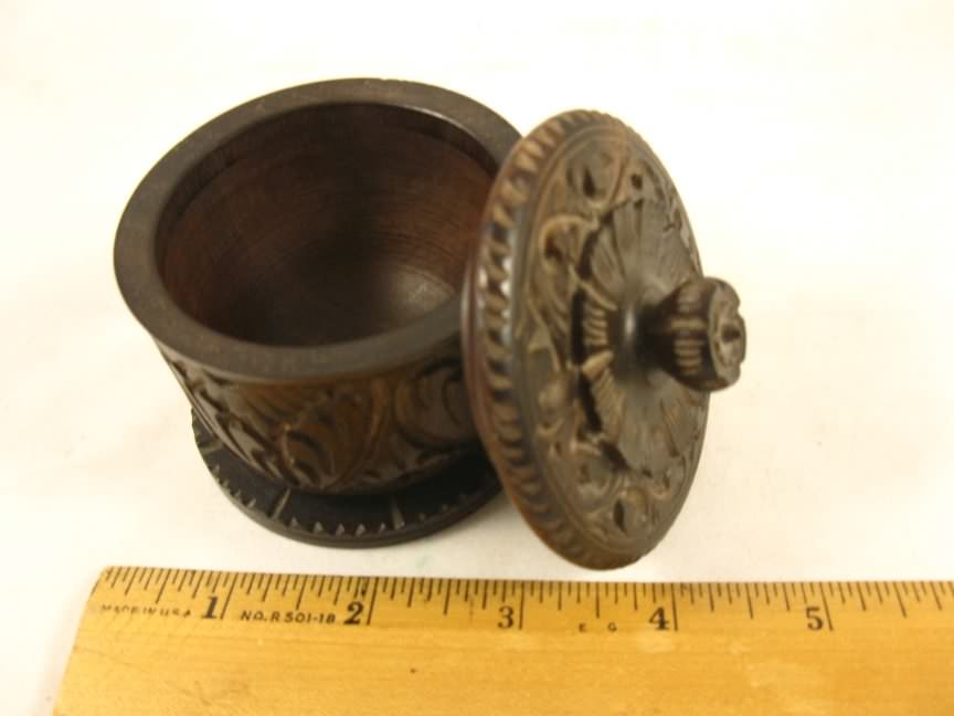 carved pot