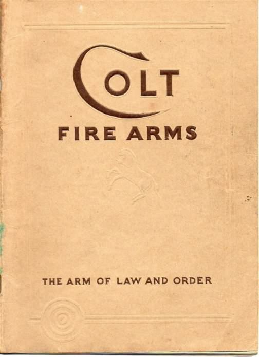 Colt catalog 1932
