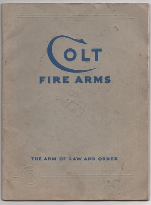 Colt catalog 1931