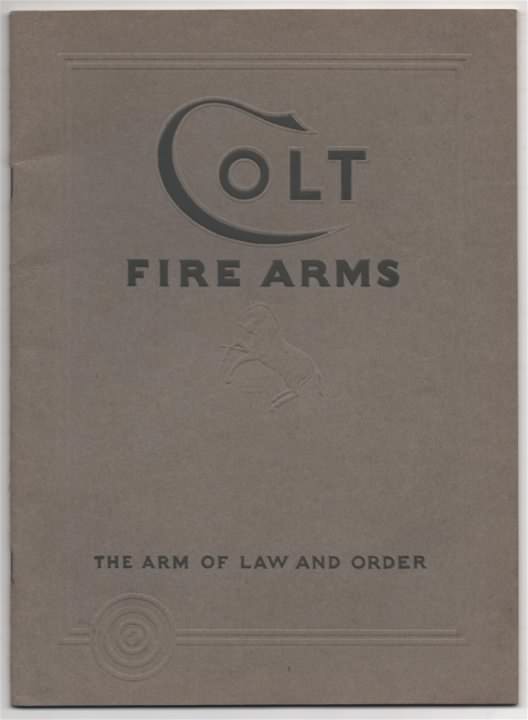 colt 1934 gun catalog