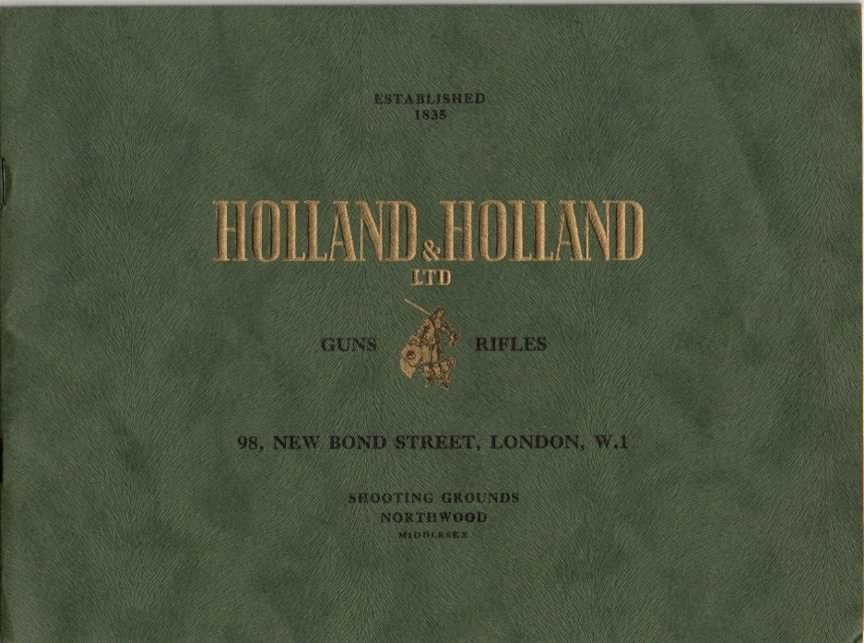 Holland & Holland gun catalog