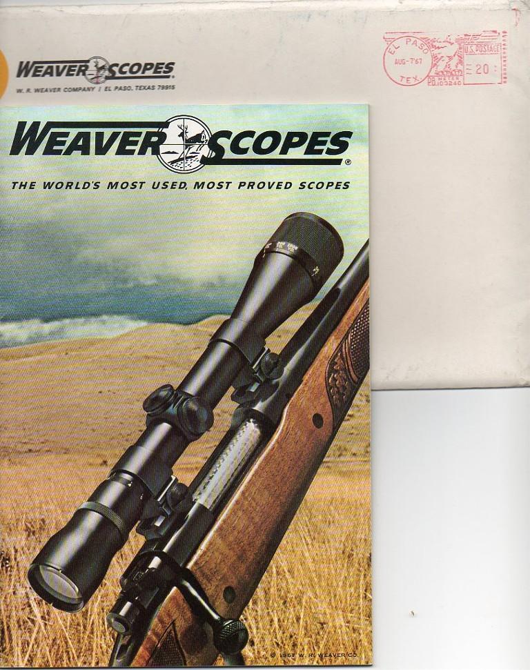 Weaver gun scope catalog 1967
