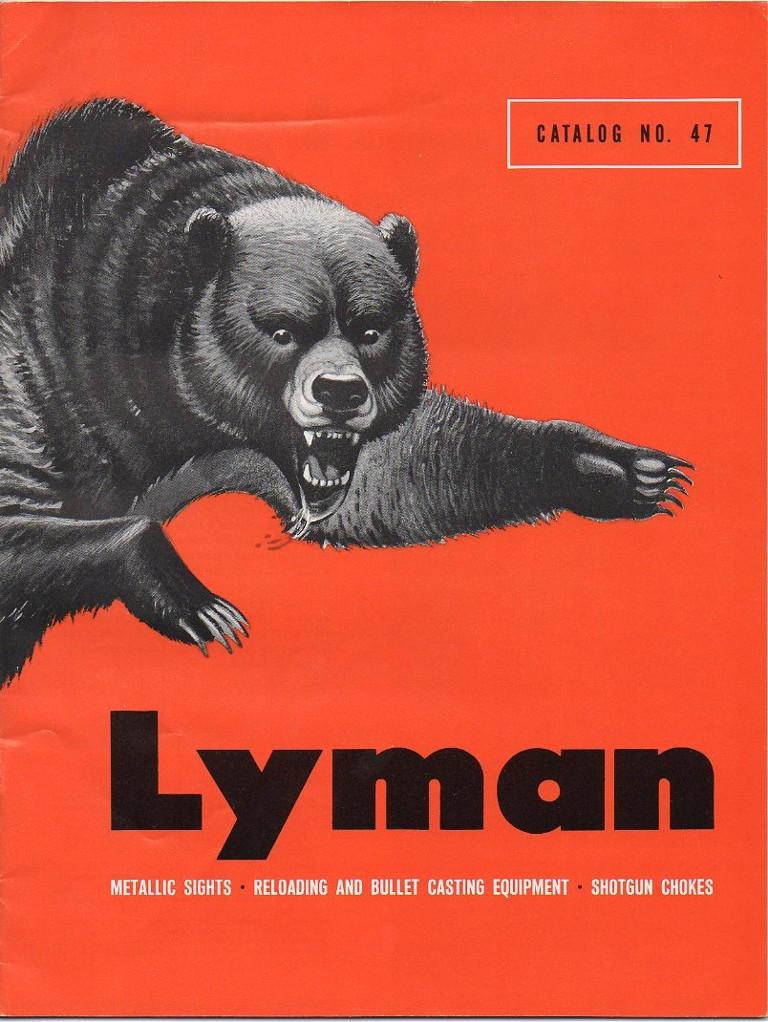 lyman gun sights 1966 catalog