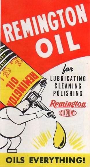 Remington gun oil brochure