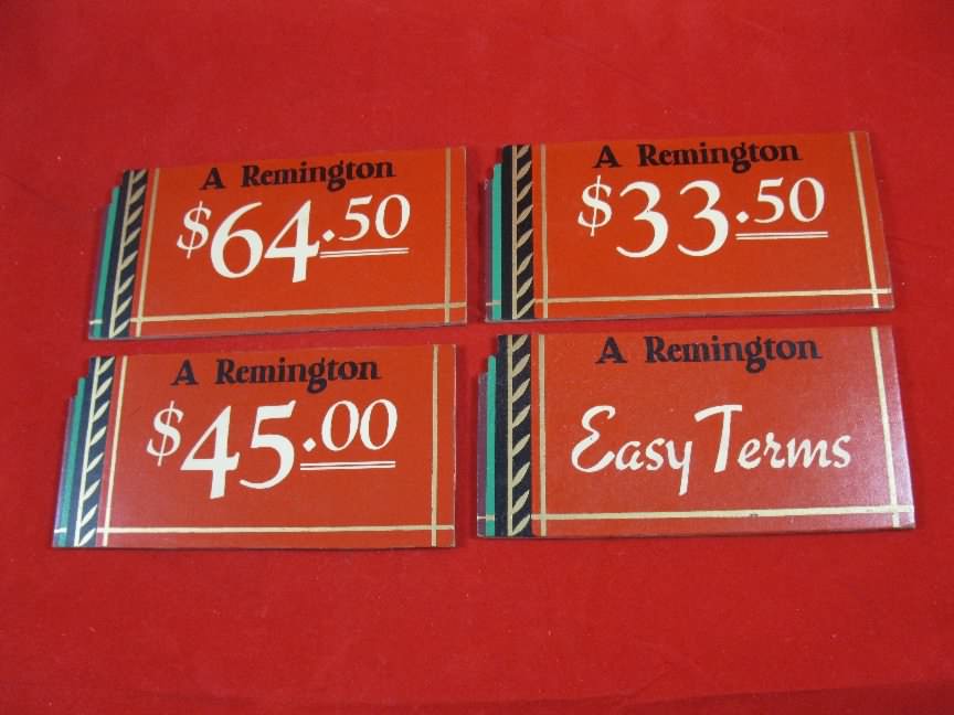 remington sign set