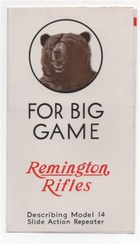 remington Model 14 brochure