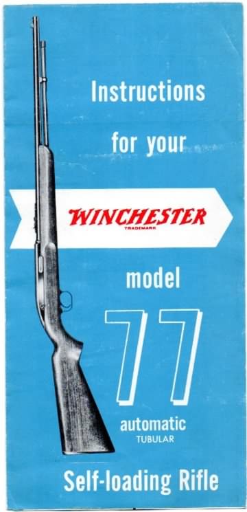 winchester model 77 instructions