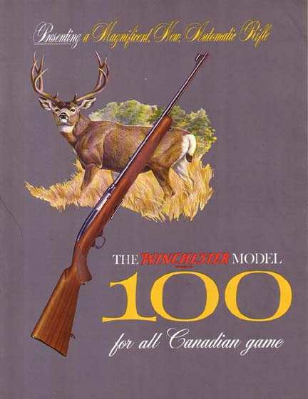 W 7019 Winchester Brochure Model 100